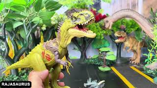 Dinosaurs Review Metriacanthosaurus Indoraptor Rajasaurus Plesiosaurus Indominus rex amp Others [upl. by Elsbeth]