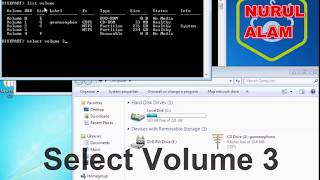 external hard drive not showing up in my computer  windows 7  windows 10  Diskpart  Nurul Alam [upl. by Alehs]