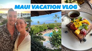 MAUI VLOG grand wailea  hotel wailea  snorkeling  beach  golf  poke [upl. by Berey]