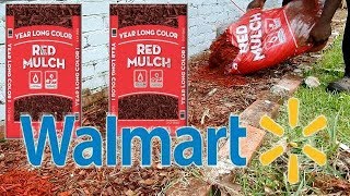 Trying Red Mulch From Walmart [upl. by Kelwen]