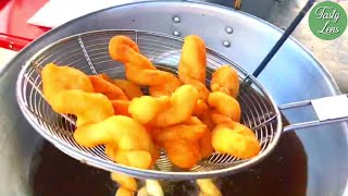 Shorts ​ Chinese Fried Dough BreadStick  Youtiao 油條  油炸鬼  Thai Streetfood  Tasty Lens [upl. by Autumn]