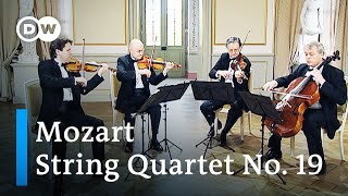 Mozart String Quartet No 19 Dissonance  Gewandhaus Quartet [upl. by Durwin]