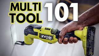 How to Use a MultiTool  RYOBI Tools 101 [upl. by Proudman]