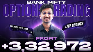 Bank Nifty Options Trading Profit 332972  By Ayush Thakur [upl. by Eirroc]