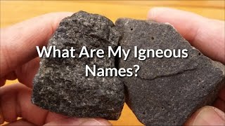 IgnRxHow to Observe Texture and Color to Identify and Name Gabbro and Basalt Igneous Rocks [upl. by Livvi]