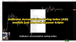 Indikator Accumulative Swing Index ASI trading crypto dan frorex Buy And Sell Indicator [upl. by Blynn]