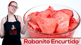 💚 Como hacer Rabanito Encurtido Peruano ✓ Receta Fácil y Rapida [upl. by Grof660]