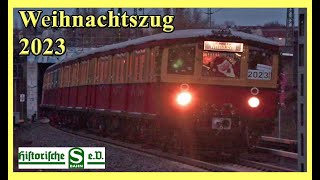 Weihnachtszug 2023  Einfahrt Bornholmer Straße am 26112023 [upl. by Stefanac]