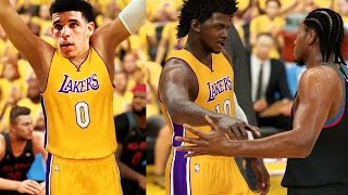 2017 NBA Draft Rookies VS NBA All Stars NBA 2K17 CHALLENGE [upl. by Anohr]