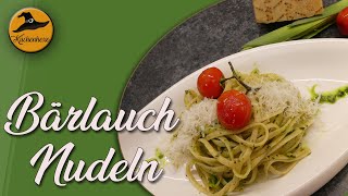 Bärlauchnudeln  Bärlauch Tagliatelle [upl. by Hirz754]