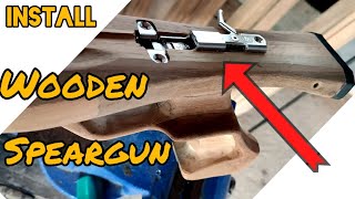 HOW TO INSTALL SPEARGUN TRIGGER  ERMESH ANDRE homemade [upl. by Zuliram562]