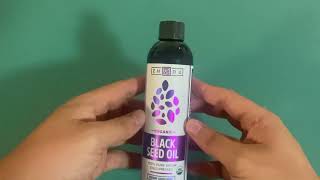 Zhou Organic Black Seed Oil 100 Virgin Cold Pressed Omega 3 6 9 [upl. by Ahtel]