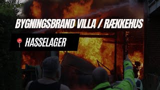 25062024 Bygningbrand Villa  Rækkehus  📍Hasselager [upl. by Mihalco]