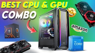 Best BUDGET CPU amp GPU Combo in 2024 for Gaming and Editing  AMD Or Intel Under 20K  Techy QR [upl. by Htomit387]