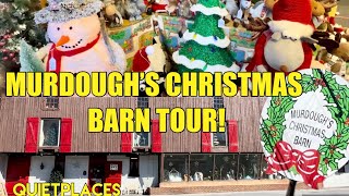 Murdough’s Christmas Barn Tour An Amazing Barn Full of Holiday Fun Robesonia Pennsylvania [upl. by Aninad]