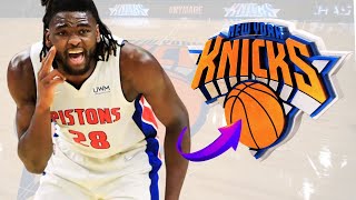 Knicks Pull Off Bold Move Pistons BigMan Linked in Controversial Trade Proposal KNICKS NEWS TODAY [upl. by Fancy248]