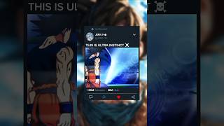 This is ultra instinct trendingshorts subscribeme ytshorts goku dragonball dbz [upl. by Khalin715]