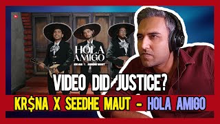 PAKISTANI RAPPER REACTS TO KRNA ft Seedhe Maut  Hola Amigo  Official Music Video [upl. by Meakem]