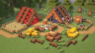 Minecraft ULTIMATE Campsite Tutorial🏕️⚒️ [upl. by Richella]