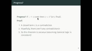 Lecture 10 Classical Logic and Continuations [upl. by Poland]