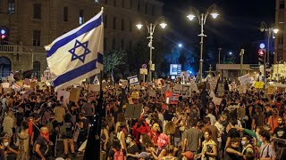 Protesters gather to call for hostage release deal urge Netanyahus government’s resignation [upl. by Yenaled192]