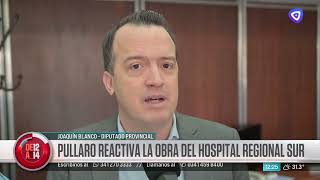 Pullaro reactiva la obra del hospital regional sur [upl. by Sirraf236]