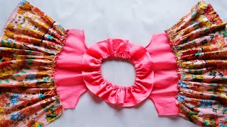 Very Easy and Beautiful baby Frock cutting and Stitching How to cut and stitch baby girl frock 💗 [upl. by Disraeli541]