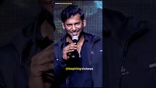 Hero vishal inspring speech  I give education for two girls every year  telugu motivation help [upl. by Thebazile]