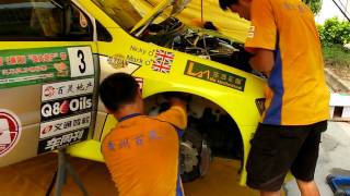 FORTEC Ralliart Oil Coolant CRC 2009 FoGang Rally Race Video Clip [upl. by Irme]