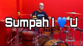 Mahadewi  Sumpah I Love You Drum Cover [upl. by Attehcram995]