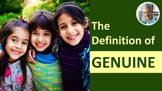 What is the Definition of GENUINE 3 Illustrated Examples [upl. by Tatianas]