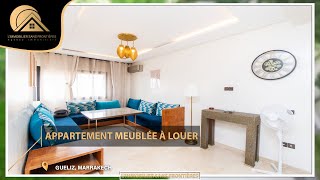 Appartement meublé moderne à louer au 4ème étage Gueliz Marrakech [upl. by Zenger]