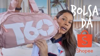 Bolsa esportivaMala pequena por menos de R5000 reais Também vira mochila  T99T60 Shopee [upl. by Ehcrop]