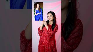 Celebrity saree recreation💙😍🫠 explore shortsvideo saree styling shortsvideo fashion yt [upl. by Iana]