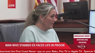 Mother takes stand before sentencing of man who stabbed both her and her daughter [upl. by Jewel]