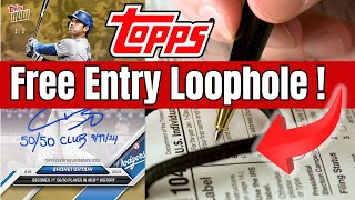 FREE Topps Cards The Secret LOOPHOLE You Need to Know [upl. by Coe]