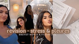 VLOG BREVET MONIA  REVISION  BAL DU COLLÈGE  STRESS [upl. by Sorodoeht]