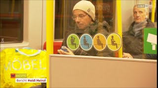 Neue SitzplatzPiktogramme in Wiener Linien Fahrzeugen [upl. by Paschasia]