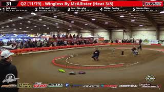 RC Chili Bowl 2024 Wingless Sprint Q2 Erik Zimmerman [upl. by Stilwell]