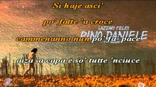 Pino Daniele Lazzari Felici Karaoke [upl. by Ahsed]