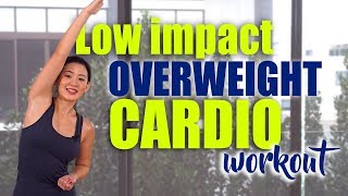 Low Impact OVERWEIGHT Cardio Workout 100kgs above  Joanna Soh [upl. by Sillihp]