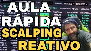 Aula Rápida Scalping Reativo Maio 2020  Dólar na Prática [upl. by Ecirahs]