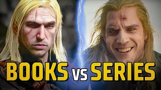 Witcher Netflix Characters Comparison vs Books [upl. by Gnav]