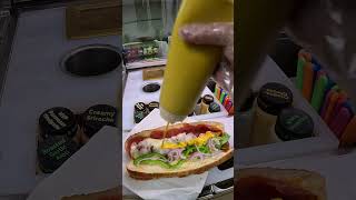 Subway Sandwiches POV Meatball amp Pepperoni With Mustard [upl. by Laszlo941]