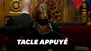 DupondMorretti visé par une rarissime interpellation au Sénat [upl. by Byrn557]