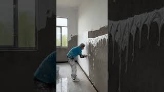 Can the boy paint a wall in one minute😱quotshorts youtubeshorts [upl. by Mohl]