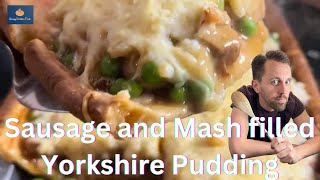 14 Days 14 Recipes  Day 10  Sausage and Mash Filled Yorkshire Pudding [upl. by Doniv600]