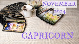 CAPRICORN✨Good News Coming in That Will Change Everything For You NOVEMBER 2024 [upl. by Ecirtnom569]