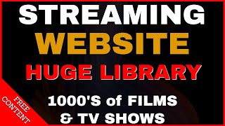 INSANE FREE STREAMING WEBSITE HUGE LIBRARY OF FREE FILMS [upl. by Limann857]