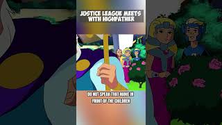 Justice League Meets With Highfather 😳 dccomics justiceleague [upl. by Drhcir820]